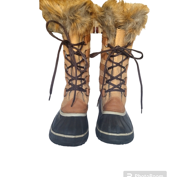 Esprit duck hunting style lined in faux fur boots - Picture 1 of 7